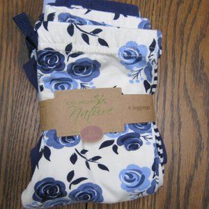 Touched by Nature 4 pack baby leggings 3-6 9-12